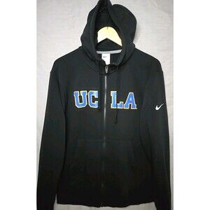 UCLA Nike Hoodie SweatShirt Full Zip, Sz Medium, Black RN56323